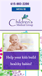 Mobile Screenshot of childmedgroup.com